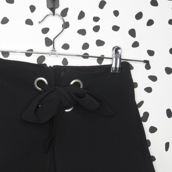 C/MEO Collective Black Second Thought High Waist Tie Front Shorts - Picture 4 of 9